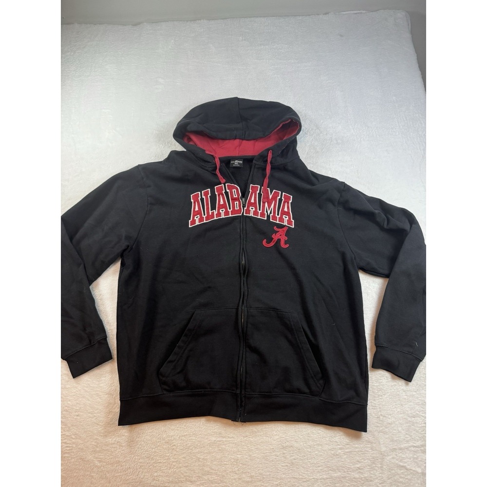 ALABAMA CRIMSON TIDE Full Zip Hoodie‎ 3XL Stadium Athletics